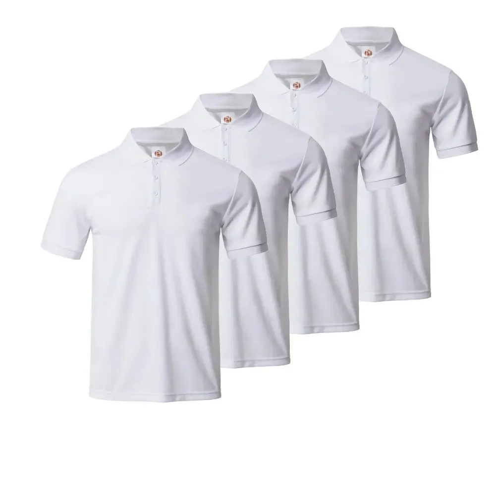 4 Pack Men's Collared Shirts