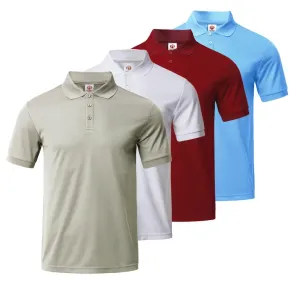 4 Pack Men's Collared Shirts