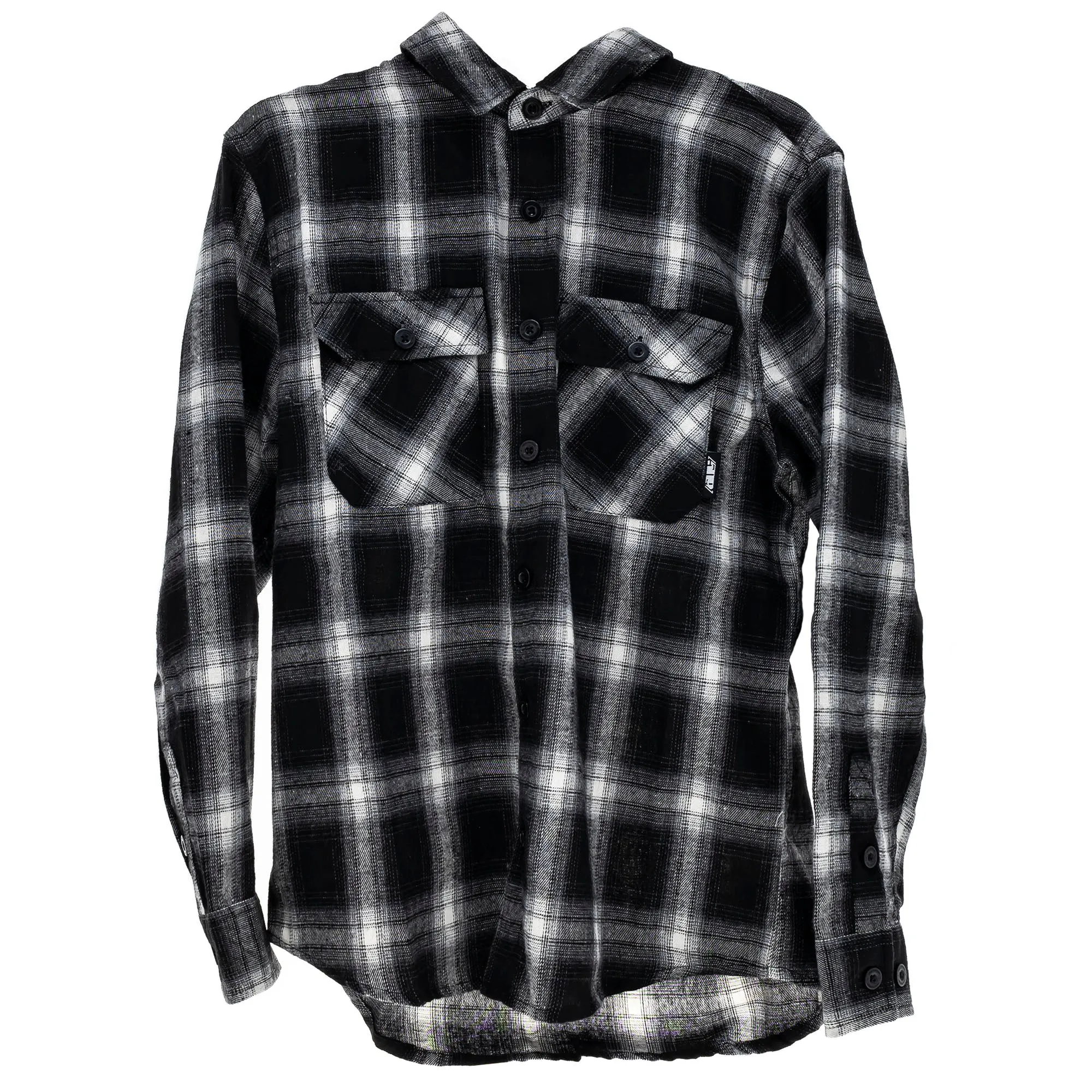 509 Basecamp Flannel Shirt Button-Up Black Gray