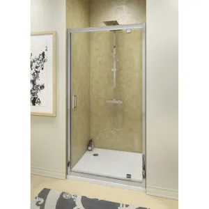 900mm Pivot Shower Door 6mm Glass