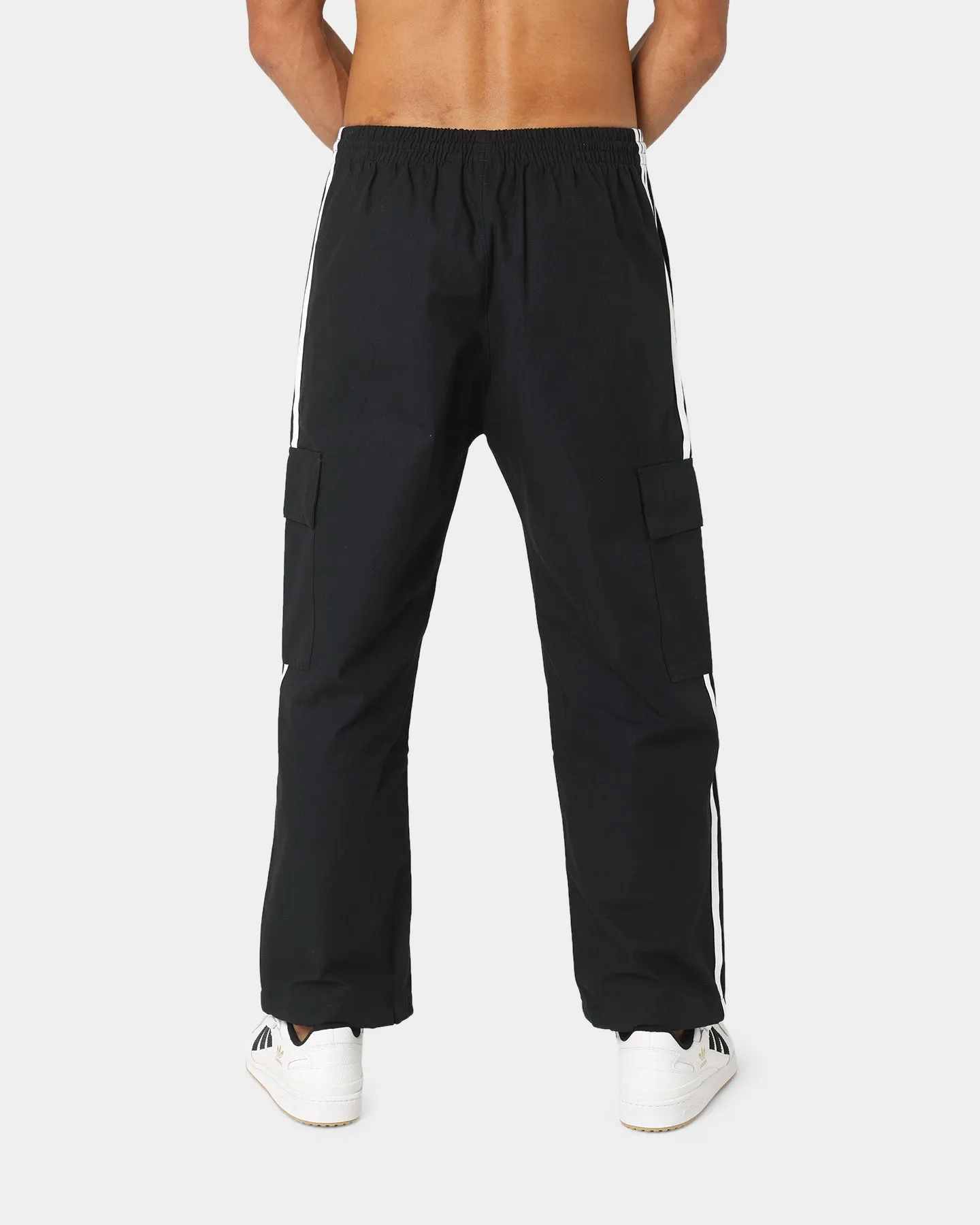 Adidas 3 Stripes Cargo Pants Black