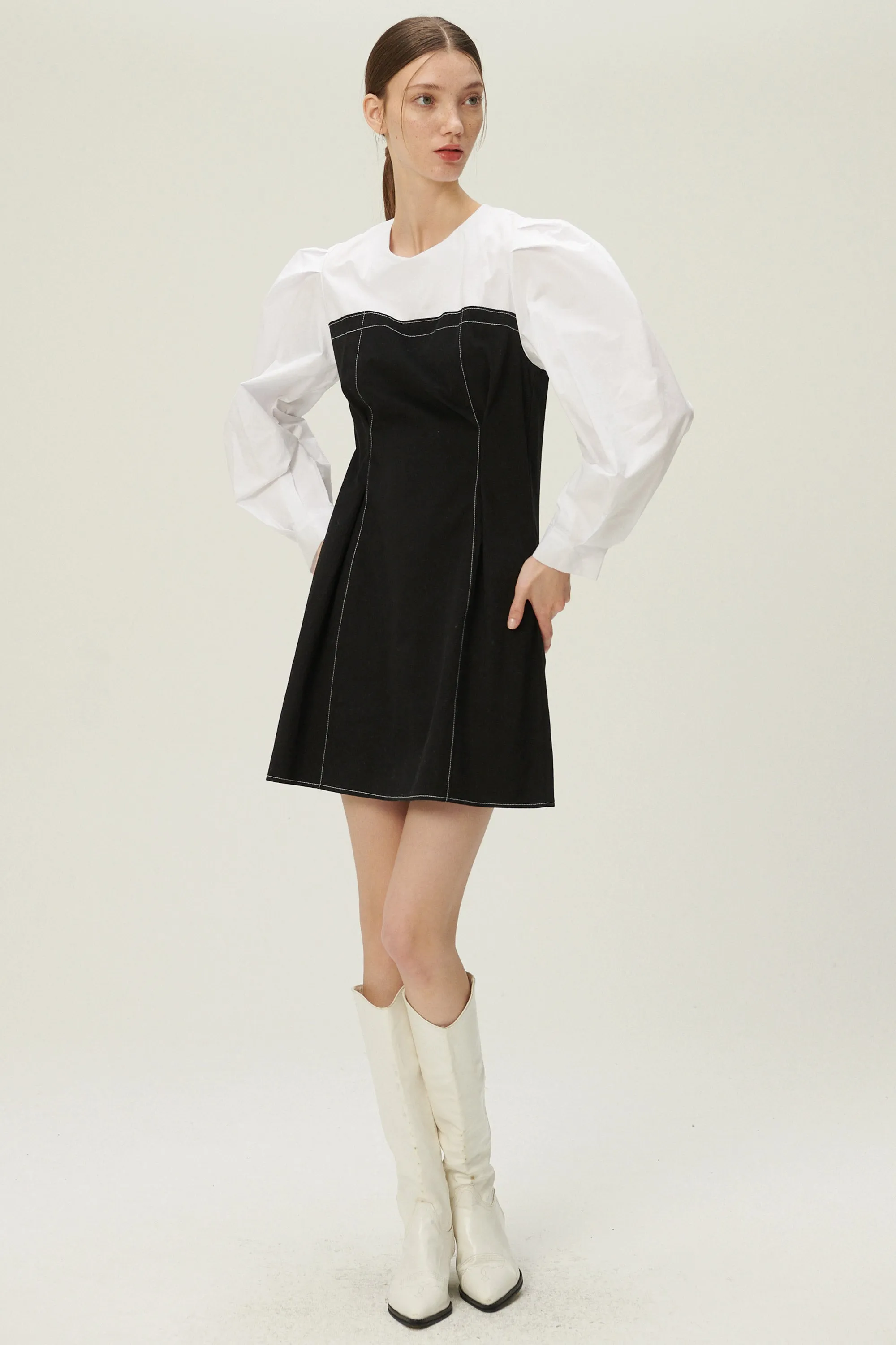 Avery Puff Sleeve Dress