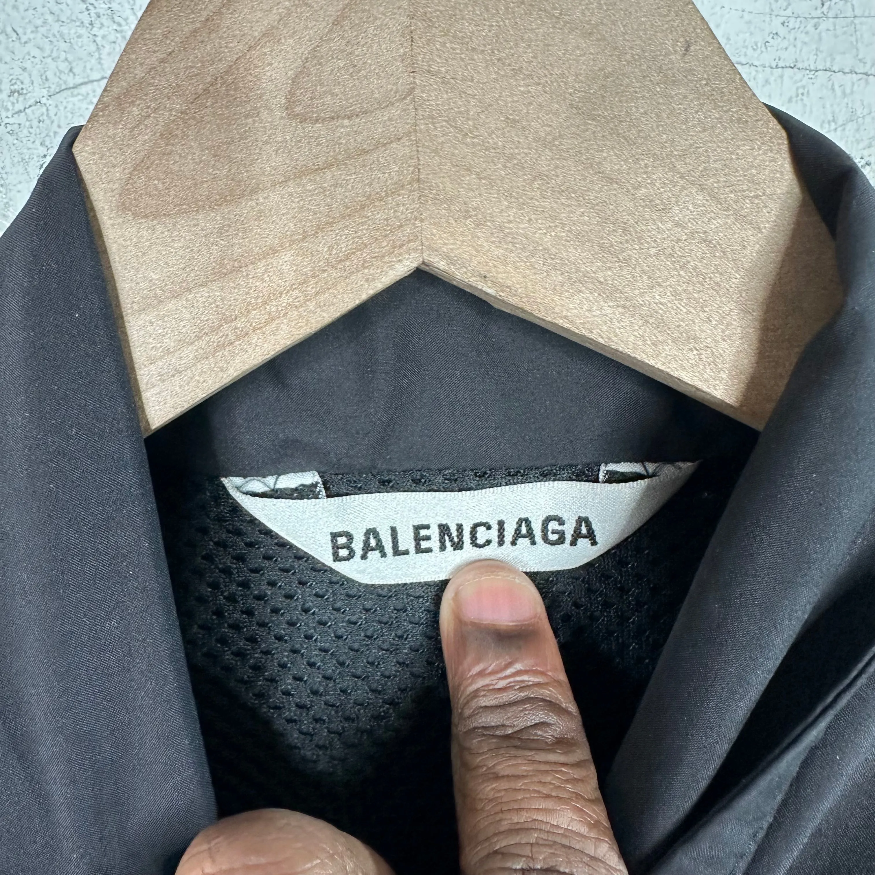 Balenciaga Triple Black Sporty B Track Jacket