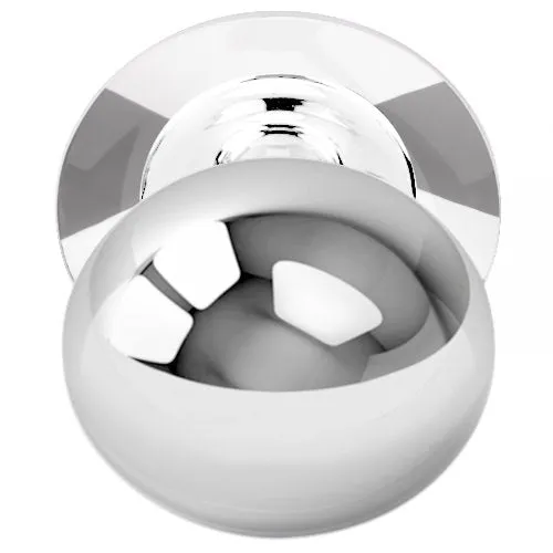 Basics LB80V fixed front door knob