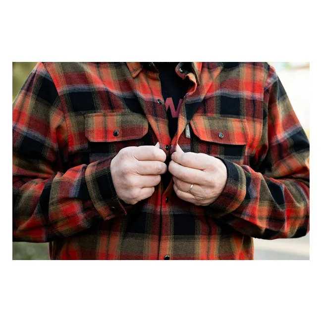 Biltwell Hi Test Flannel Shirt Rust