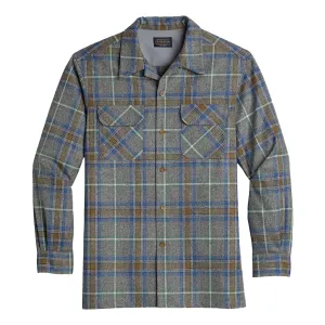 Board Shirt Grey Mix/Green/Blue Plaid 22'