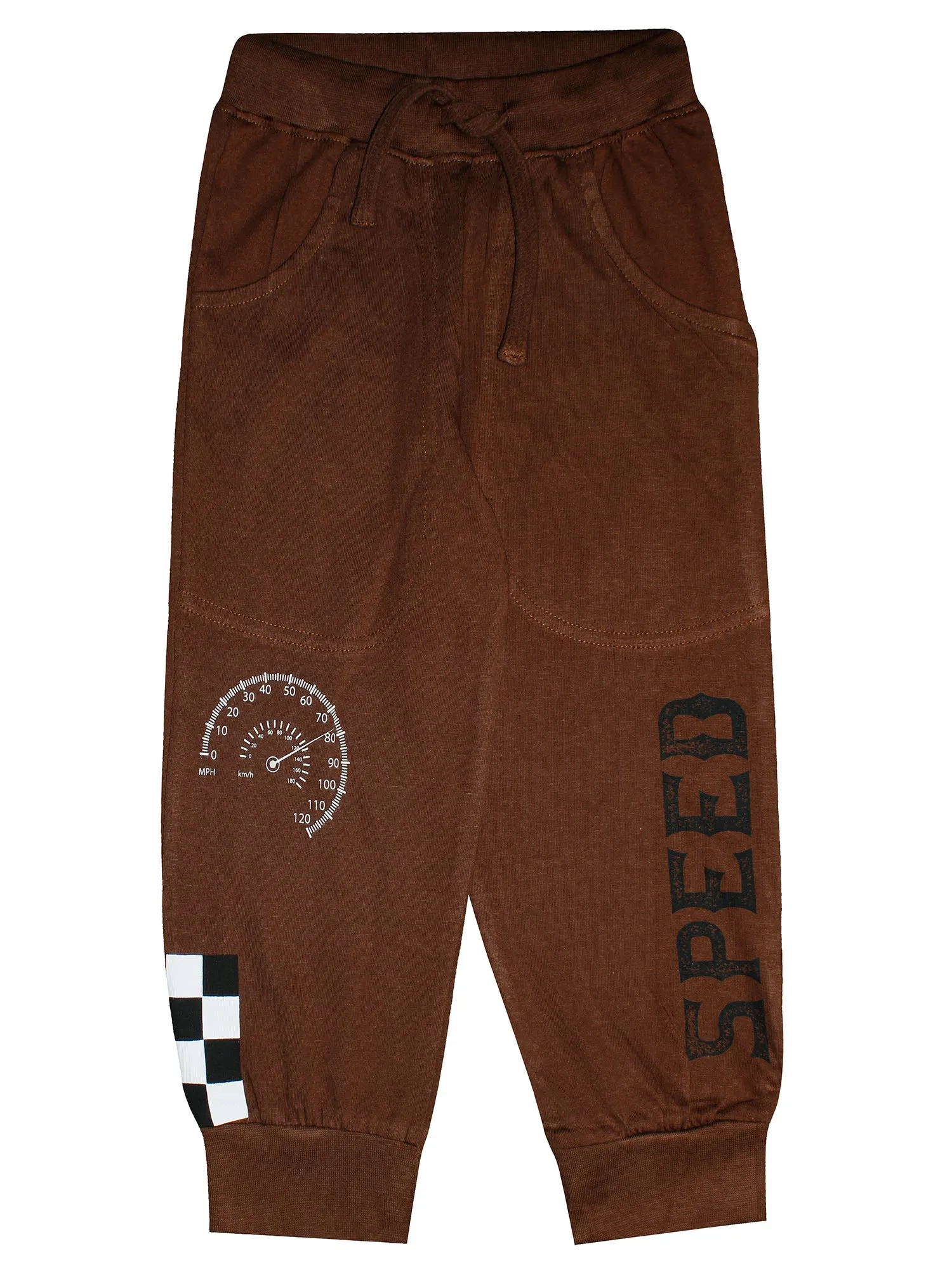 Boys Cotton Track Pants with print