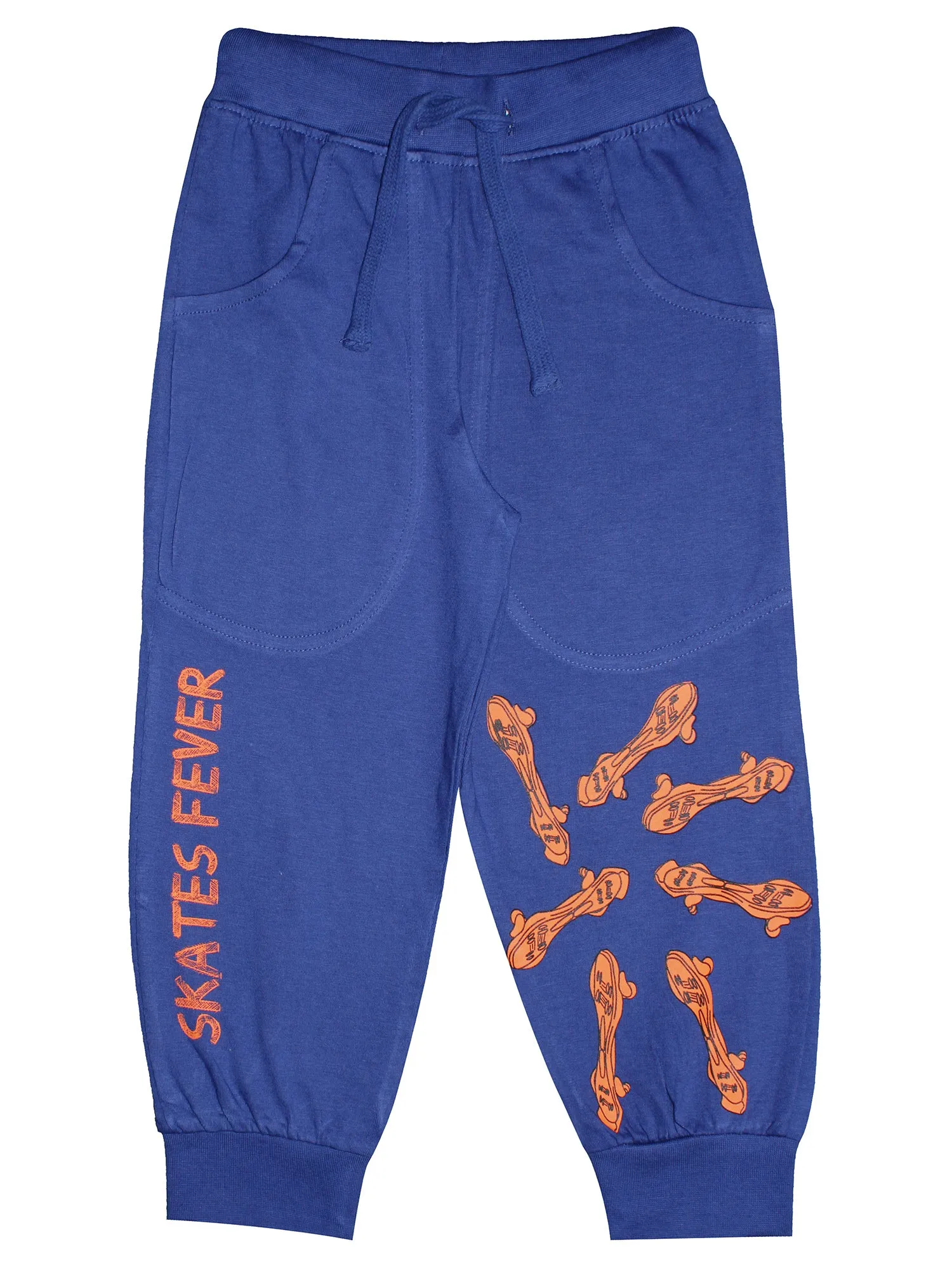 Boys Cotton Track Pants with print