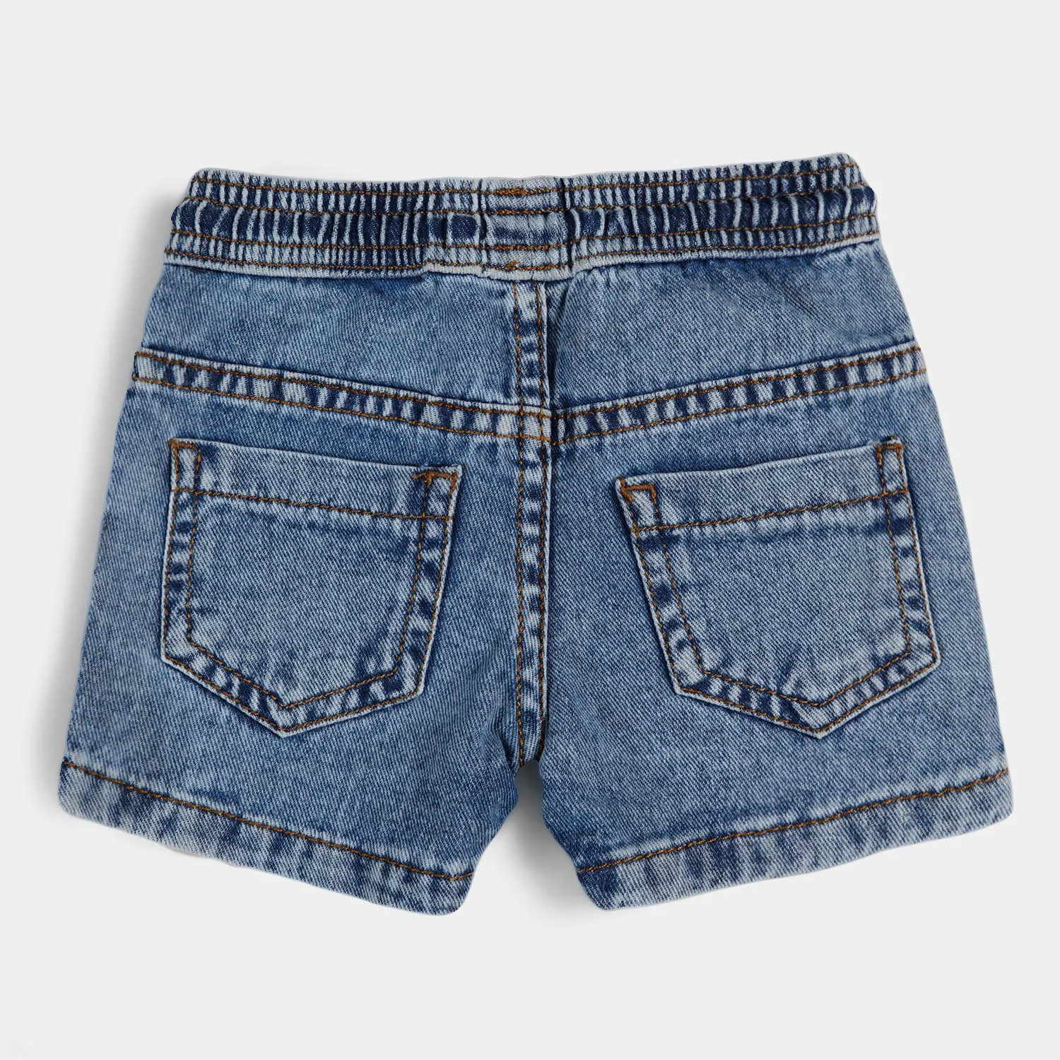 Boys Denim Short Little Things | Ice Blue