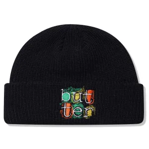 Butter Goods - Scribble Beanie Black