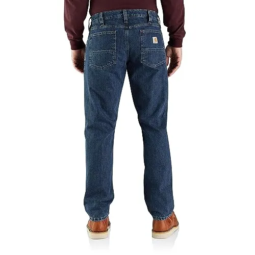 Carhartt 104939 Men's Relaxed Fit Flannel-Lined 5-Pocket Jean