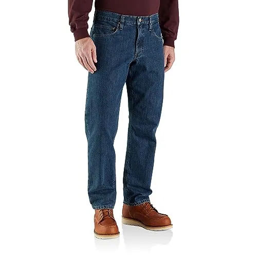 Carhartt 104939 Men's Relaxed Fit Flannel-Lined 5-Pocket Jean