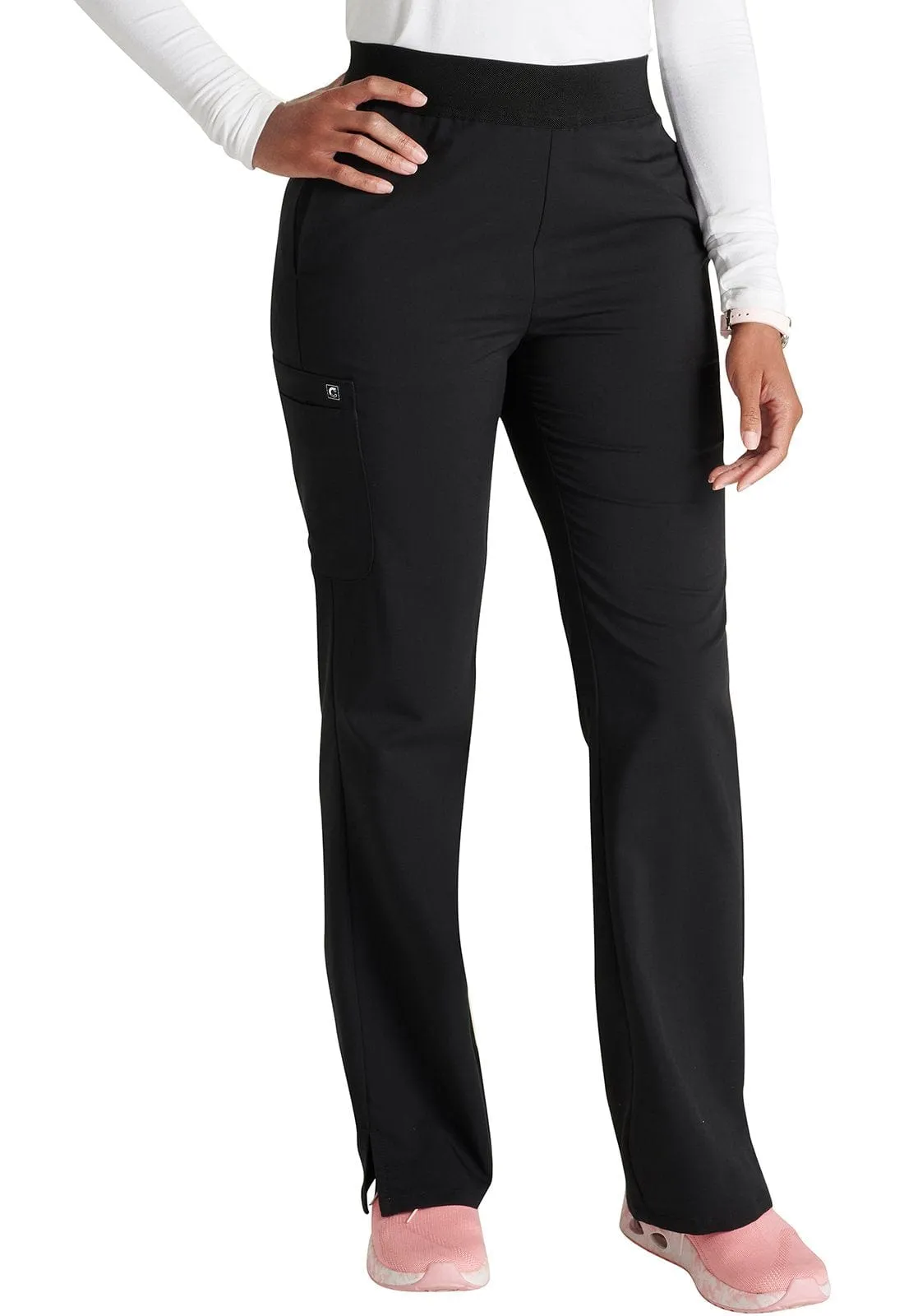 Cherokee Atmos Tall Mid-rise Pull-on Straight Leg Scrub Pant CK136AT