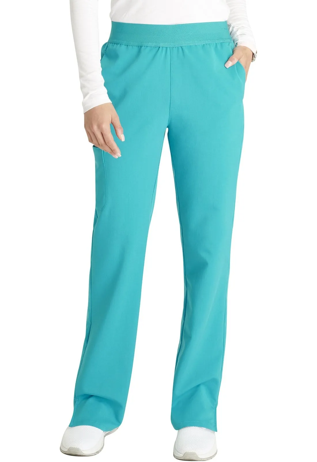 Cherokee Atmos Tall Mid-rise Pull-on Straight Leg Scrub Pant CK136AT