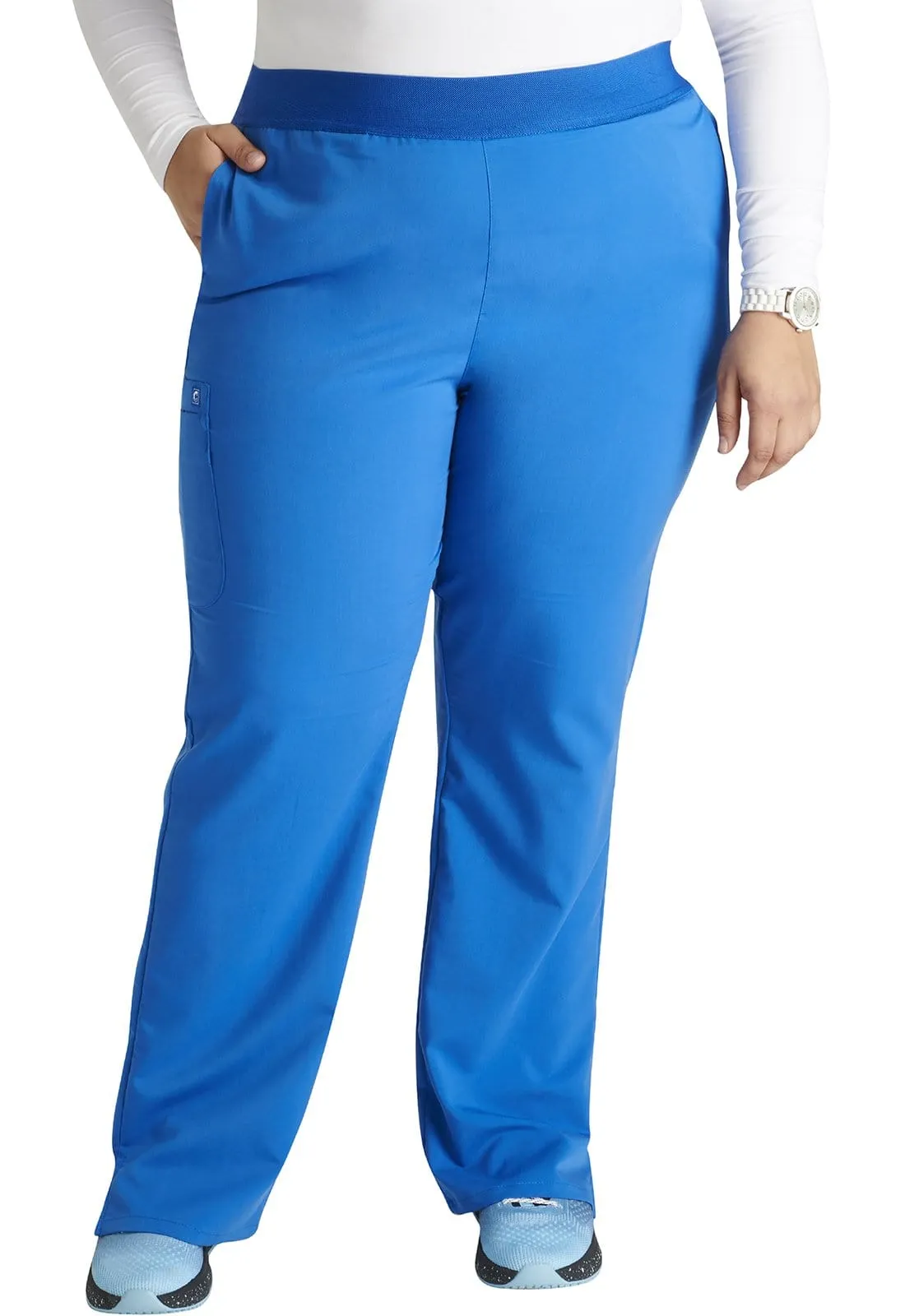 Cherokee Atmos Tall Mid-rise Pull-on Straight Leg Scrub Pant CK136AT