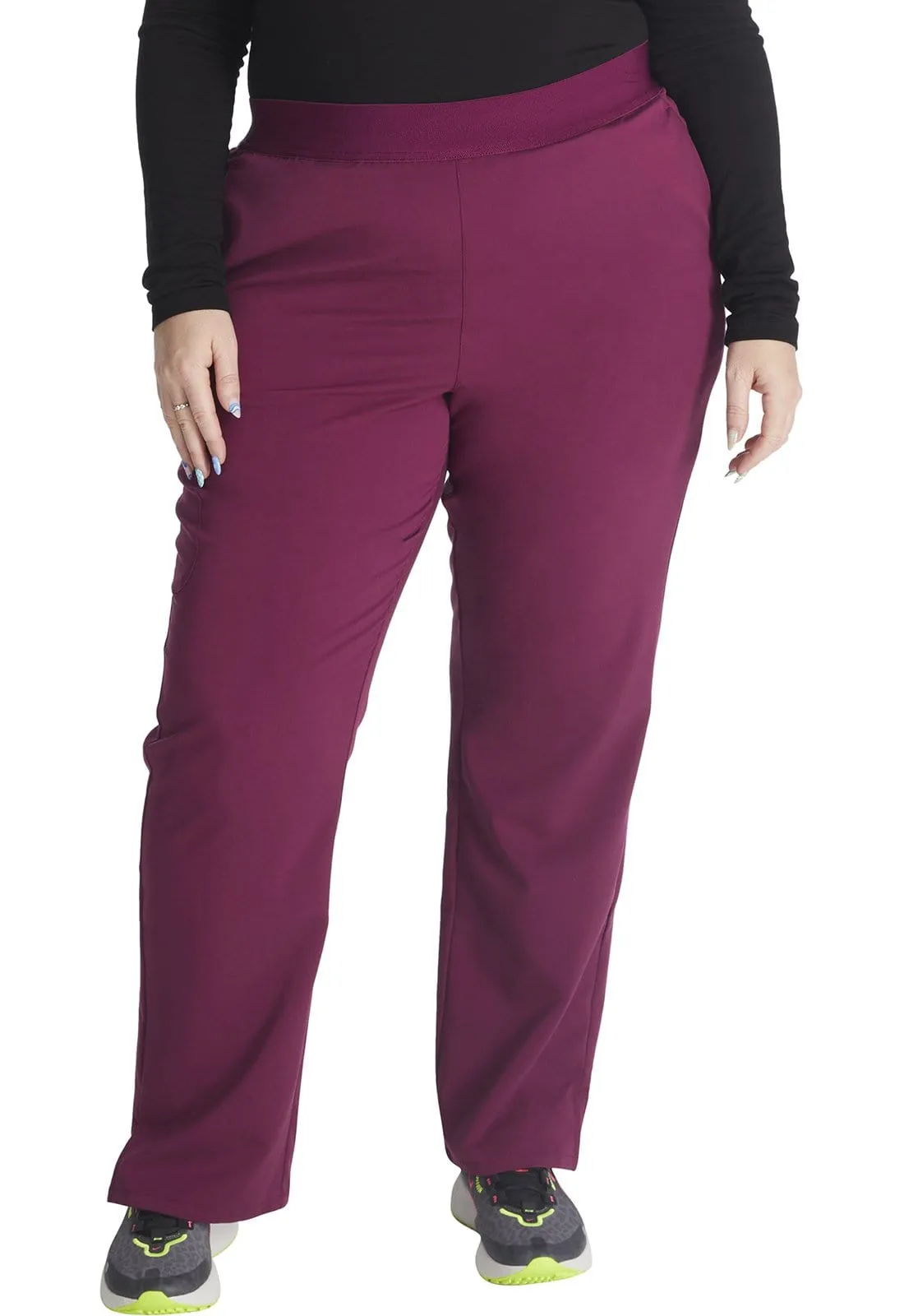 Cherokee Atmos Tall Mid-rise Pull-on Straight Leg Scrub Pant CK136AT