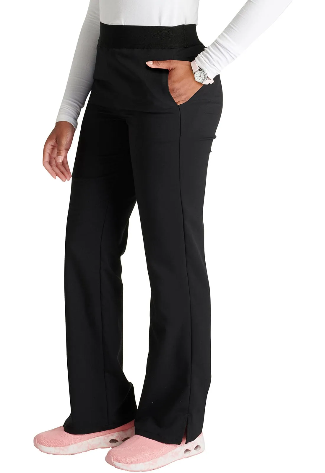 Cherokee Atmos Tall Mid-rise Pull-on Straight Leg Scrub Pant CK136AT