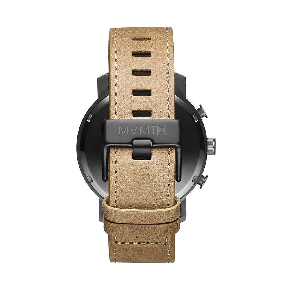 Chrono Gunmetal Sandstone Watch