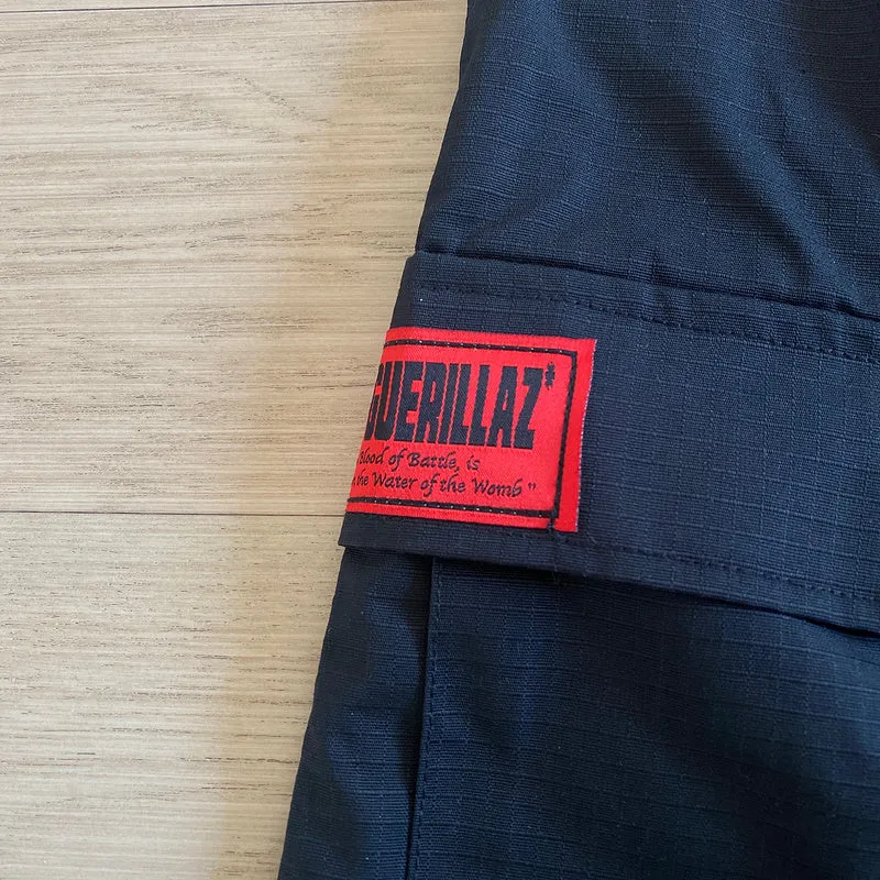 CORTEIZ GUERILLAZ CARGO PANTS RED/BLACK