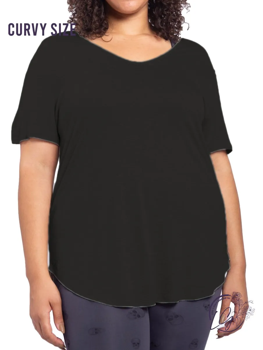 CURVY Essential Wave Side Top