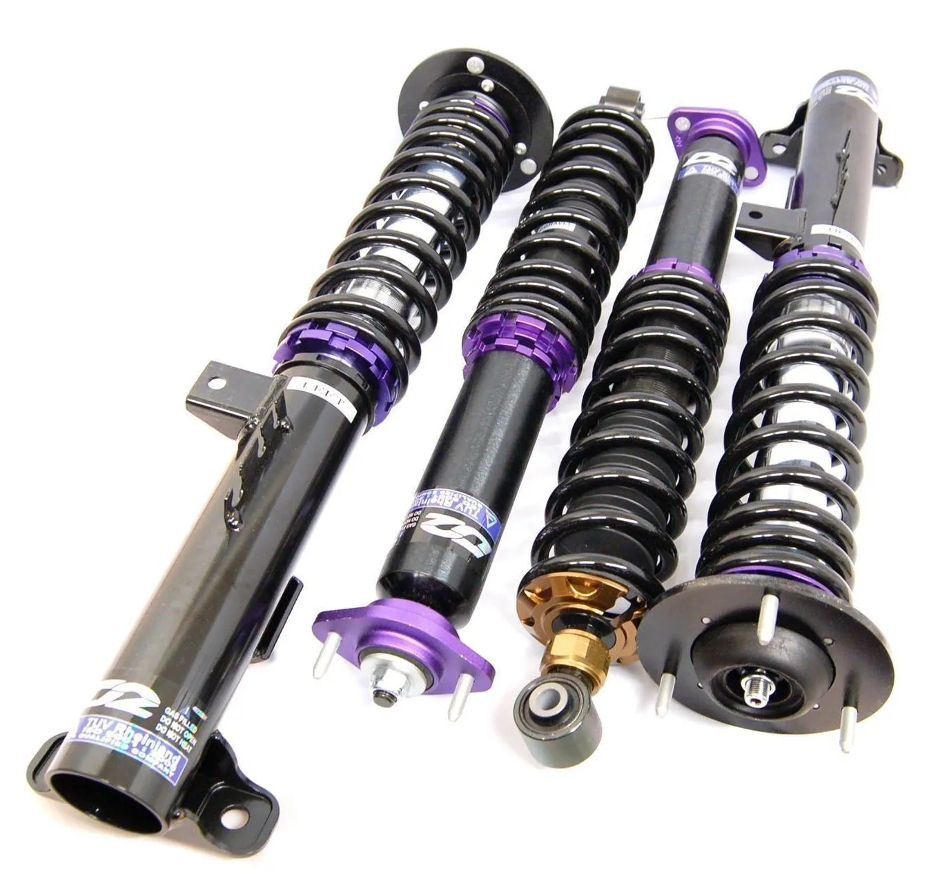 D2 Racing RS Coilovers Pontiac Vibe FWD (03-10) w/ Front Camber Plates