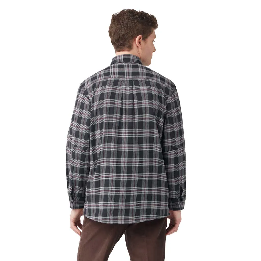 Dickies Regular Fit Flex Flannel Shirt - Black Wine