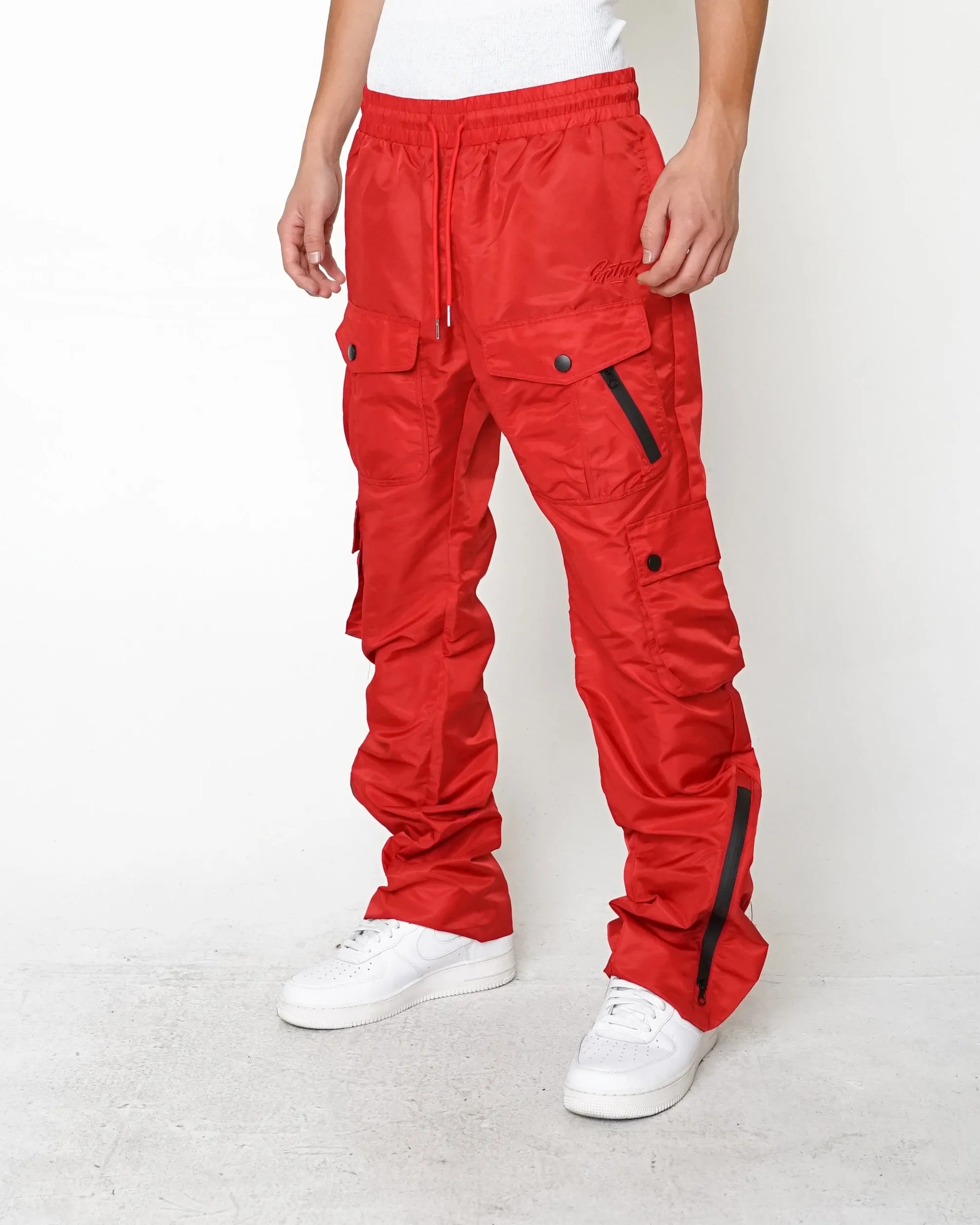 EPTM DOUBLE CARGO PANTS-RED