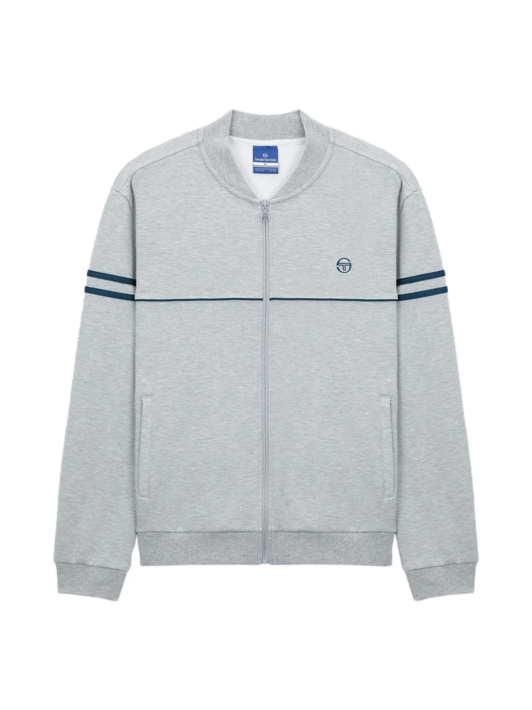 Essential Orion Track Top- Melange Grey