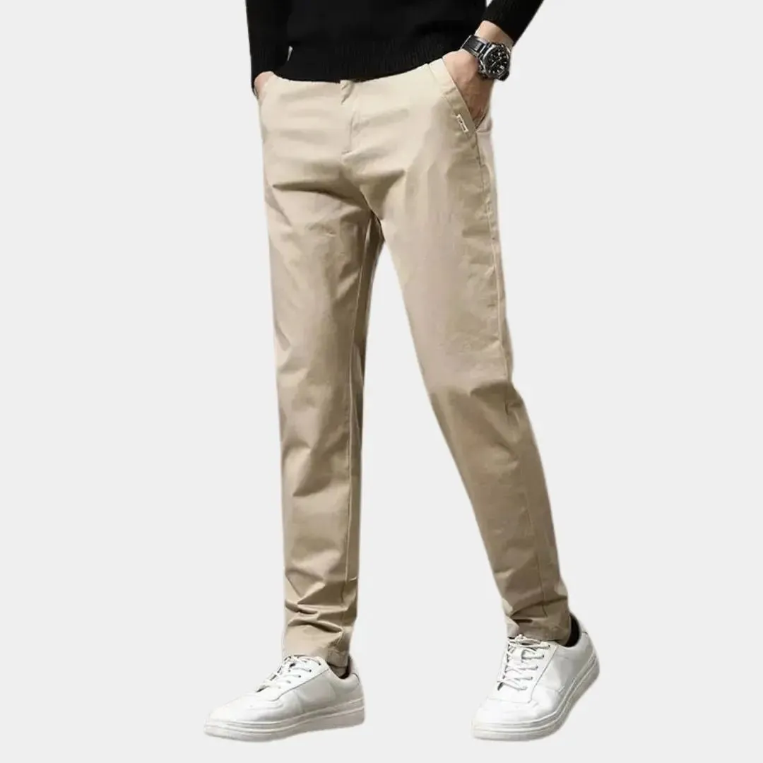 Essential Straight Trousers - Cross & Crown