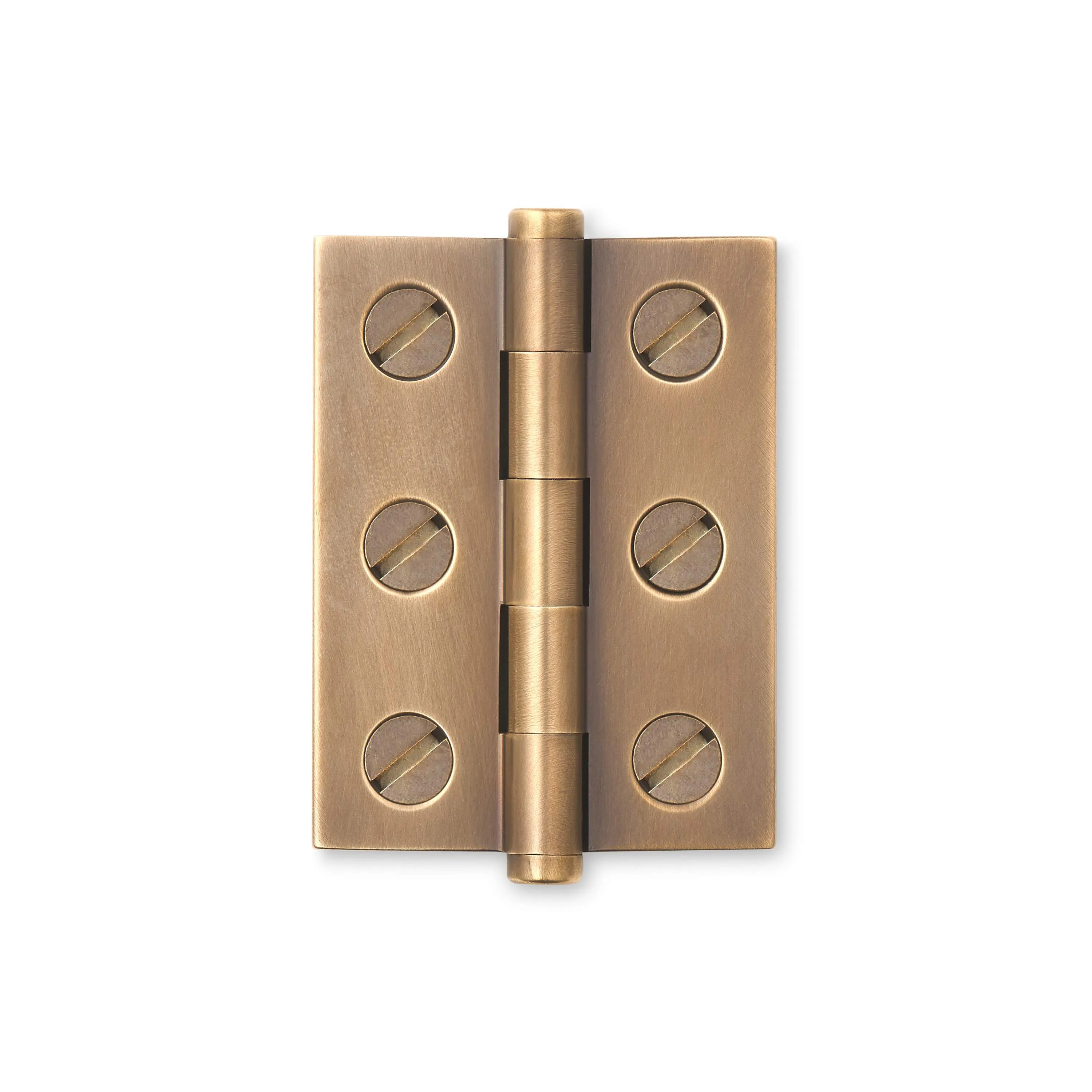 FBH.01.01 Small Traditional Brass Butt Finial Hinge with HF.08.01