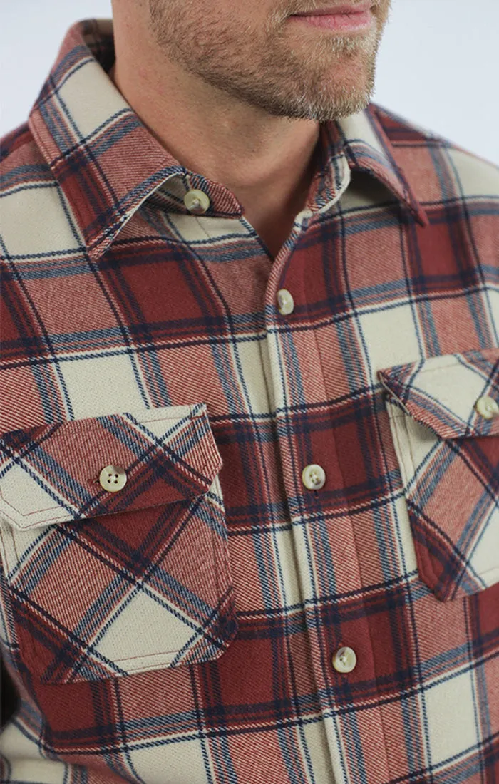 Franklin Stretch Poly Flannel Overshirt