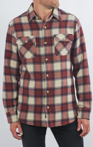 Franklin Stretch Poly Flannel Overshirt