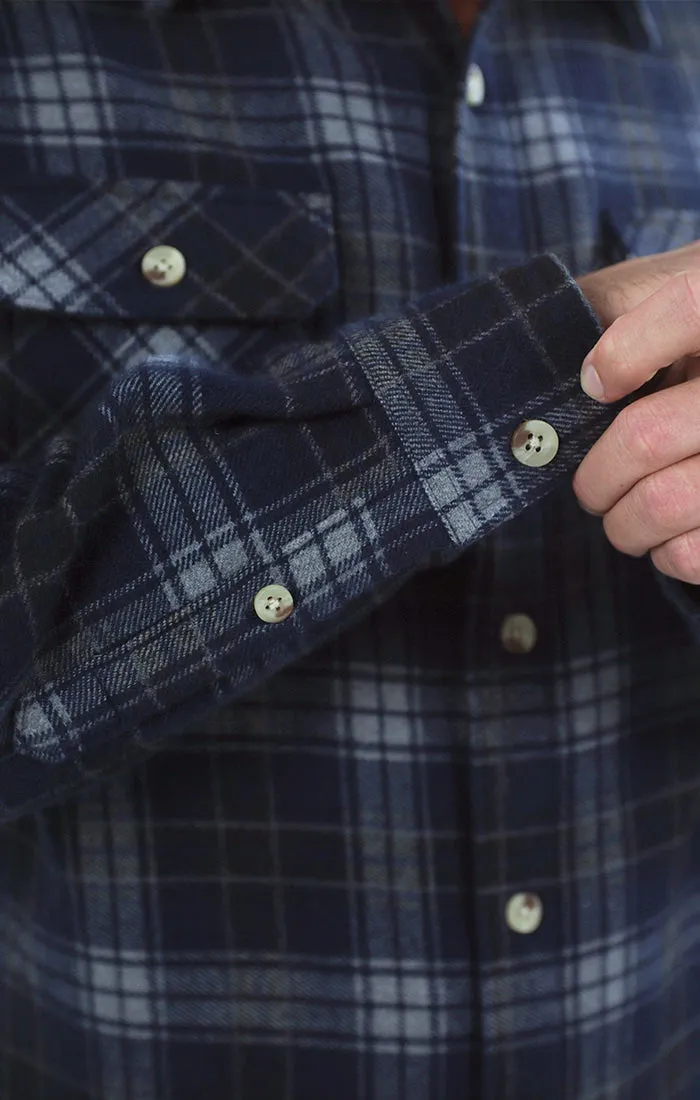 Franklin Stretch Poly Flannel Overshirt