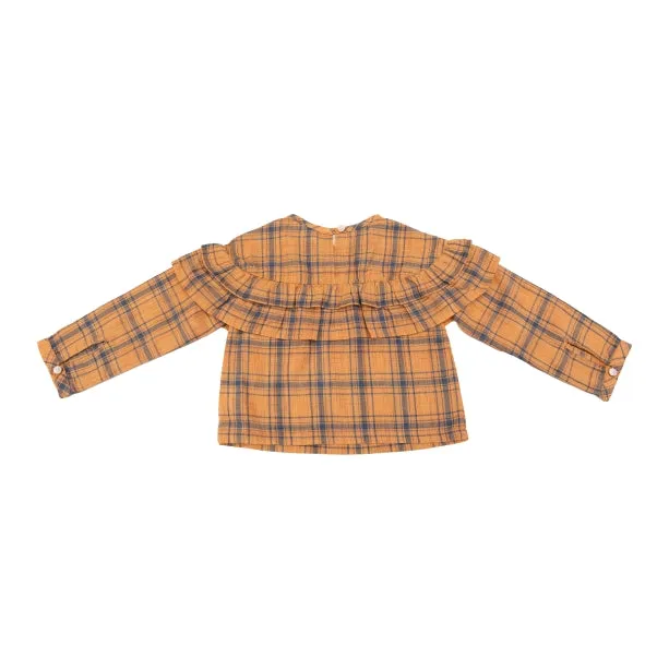 Girls Tartan Blouse