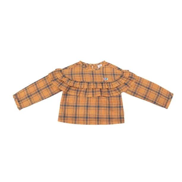 Girls Tartan Blouse