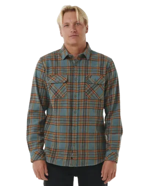 Griffin Flannel Shirt in Bluestone