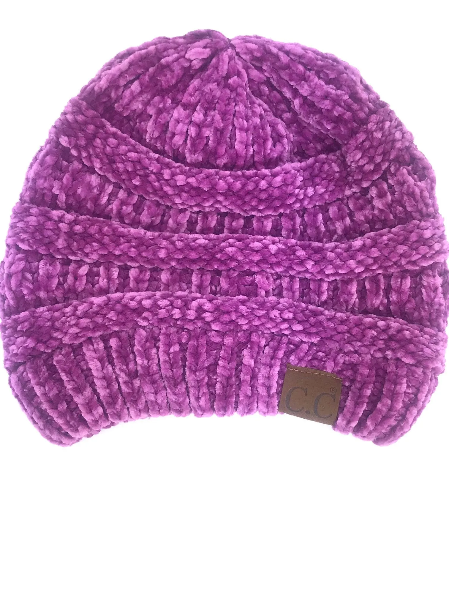 Hat-30 LAVENDER VELOUR BEANIE