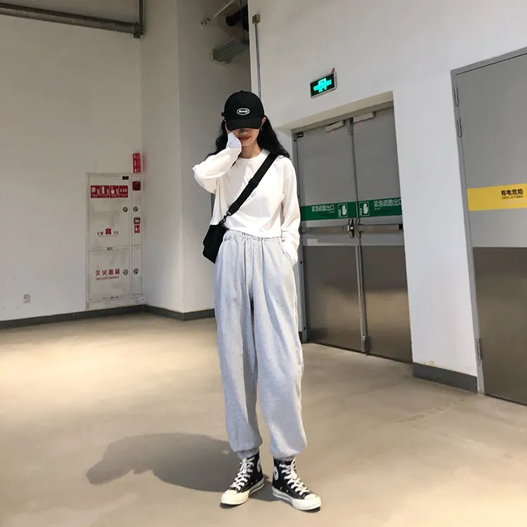 [Korean Style] Jinie Track Harlem Pants