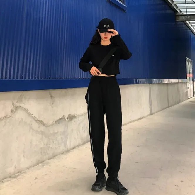 [Korean Style] Jinie Track Harlem Pants