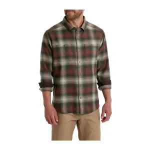 Kuhl Law Flannel Long Sleeve Shirt (Men) - Olive Copper