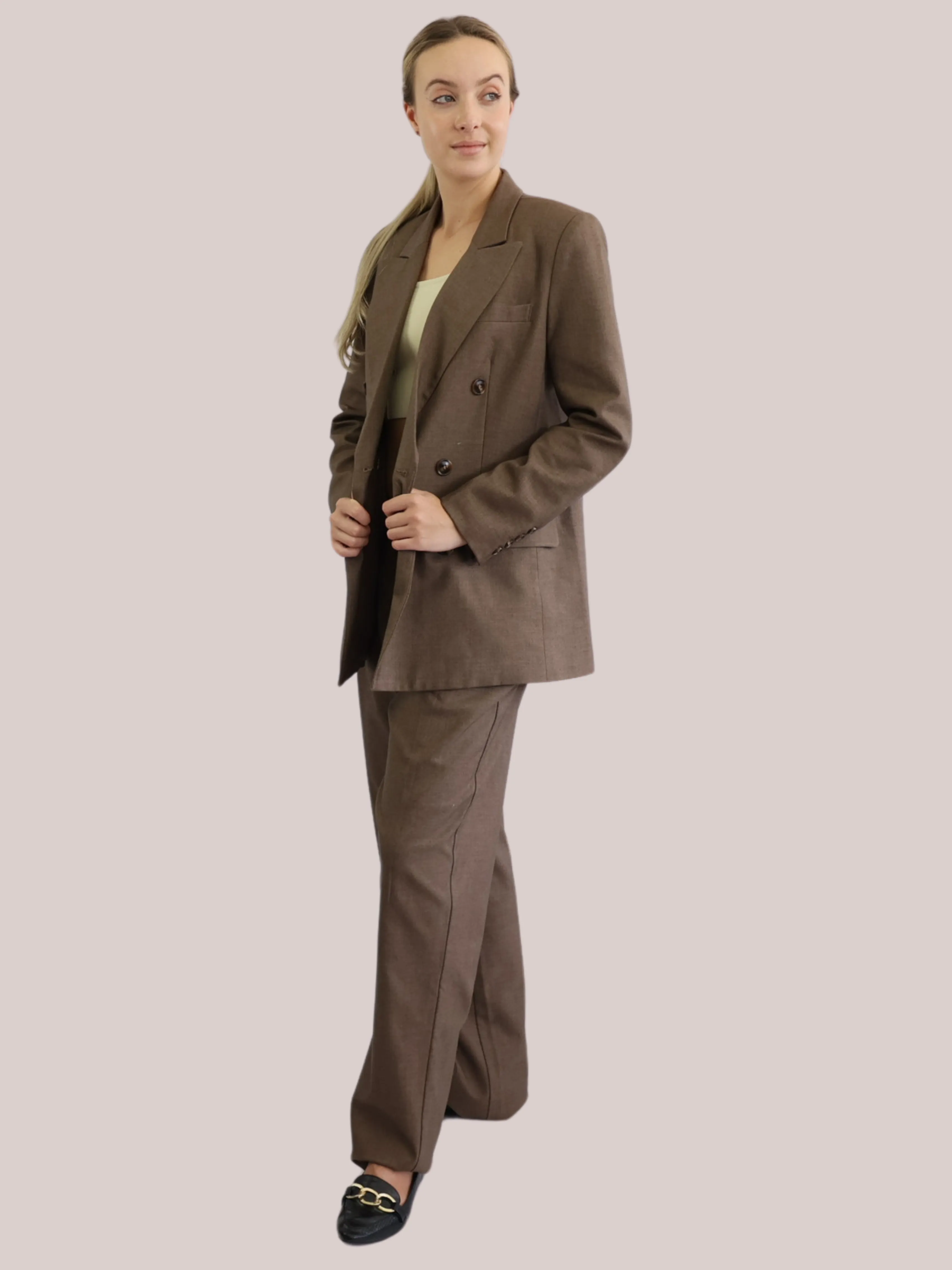 Longline Double Breested Blazer