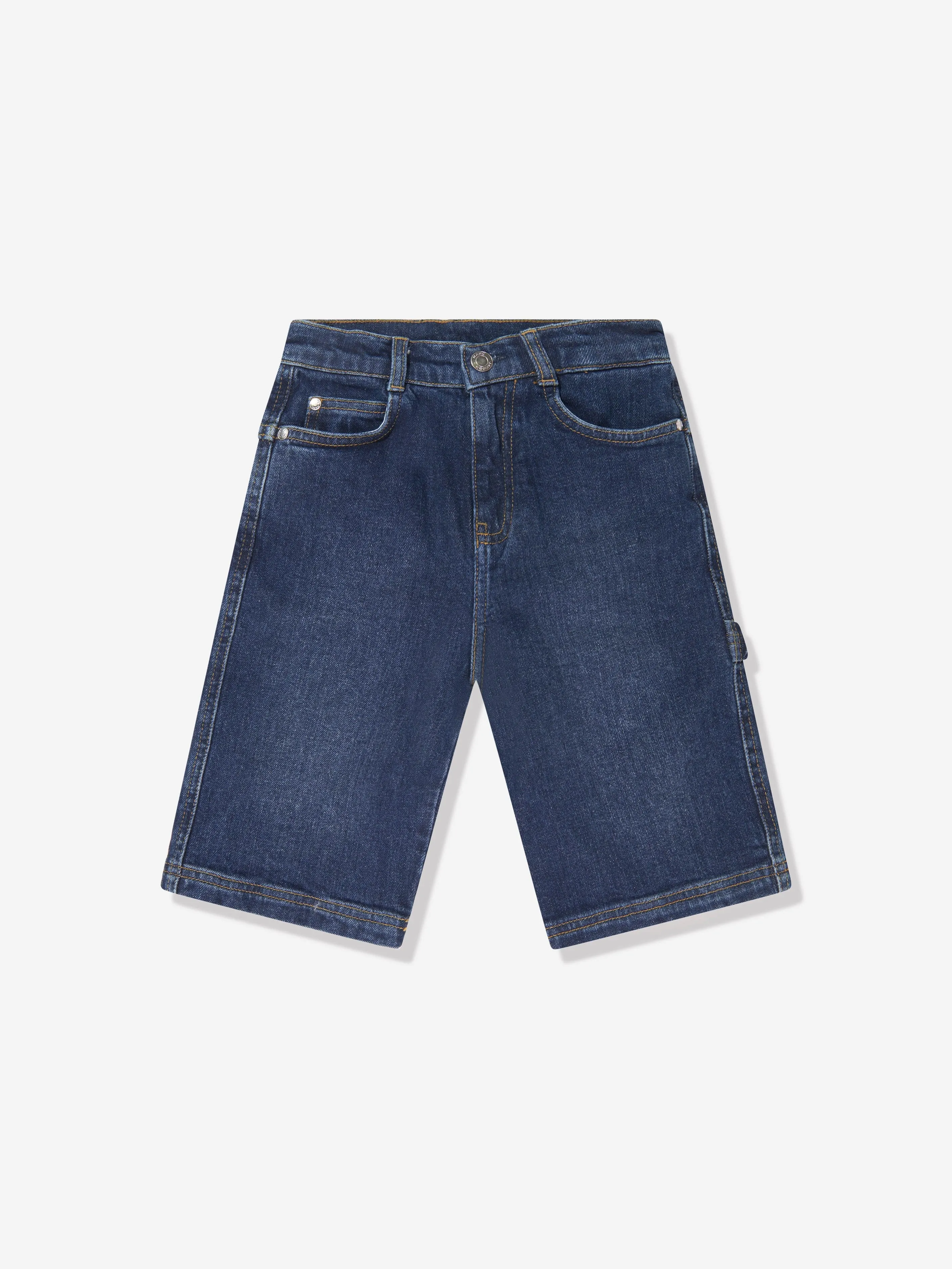 MARC JACOBS Boys Denim Bermuda Shorts in Blue