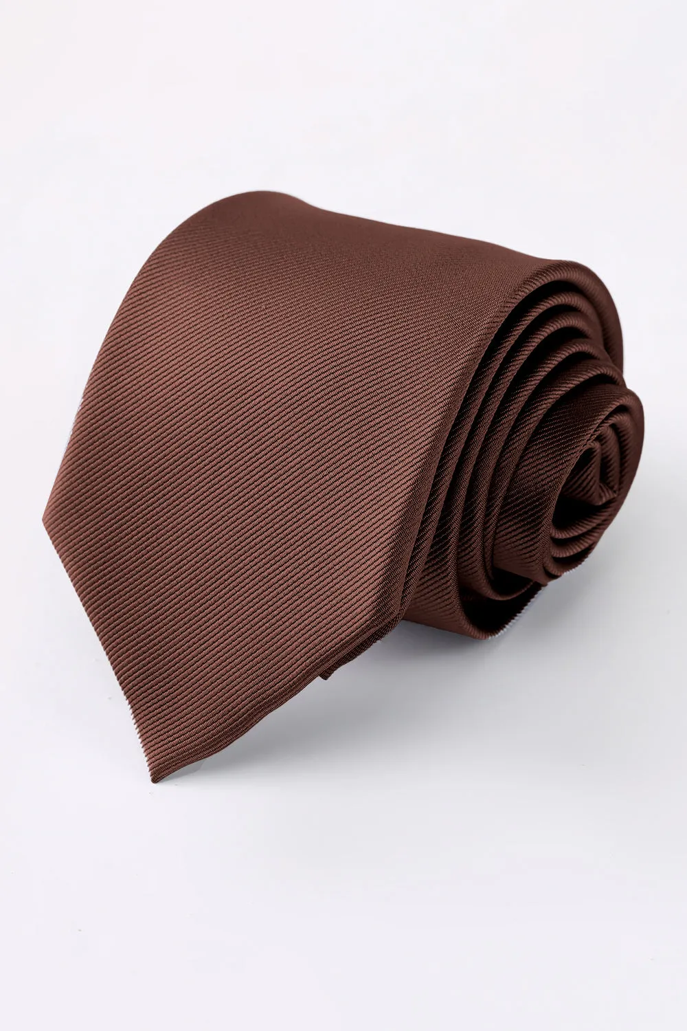 Men's Grey Solid Formal Satin Wide Tie For Wedding