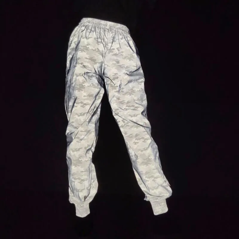 Men's Side Zip Reflective Cargo Pants