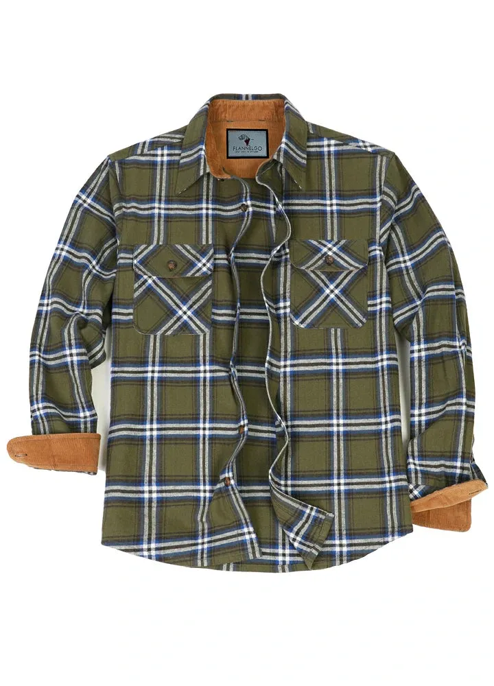 Men's Timberline Midweight Flannel Shirt,8oz