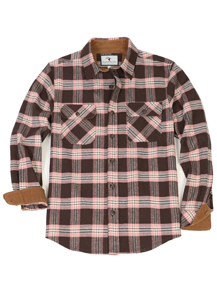 Men's Timberline Midweight Flannel Shirt,8oz