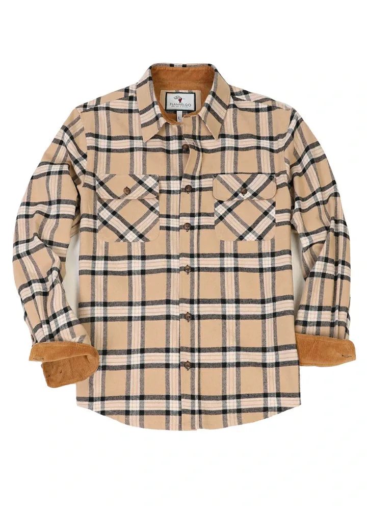 Men's Timberline Midweight Flannel Shirt,8oz