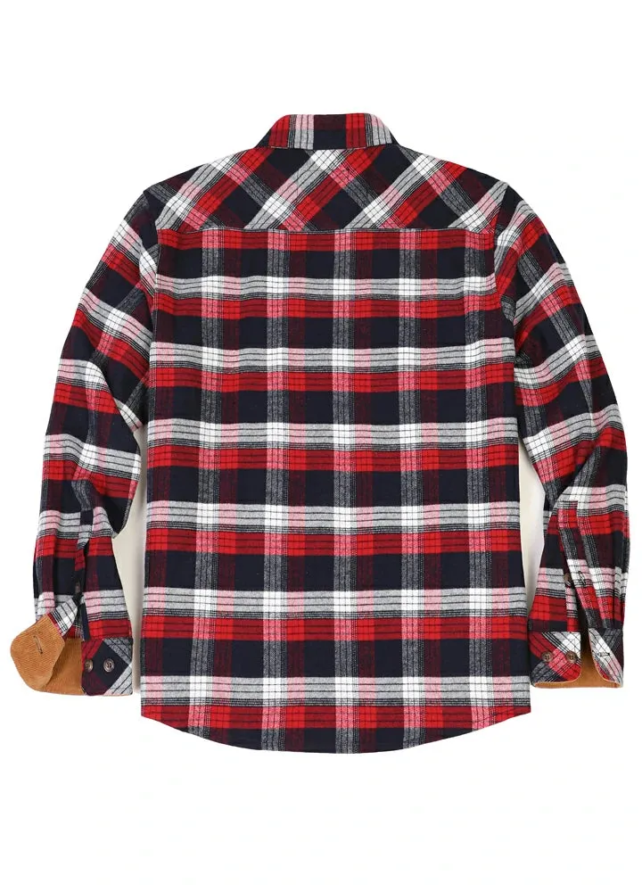 Men's Timberline Midweight Flannel Shirt,8oz