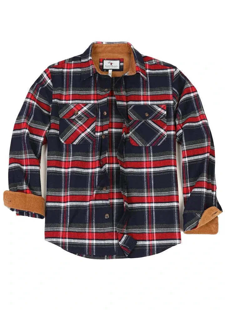 Men's Timberline Midweight Flannel Shirt,8oz