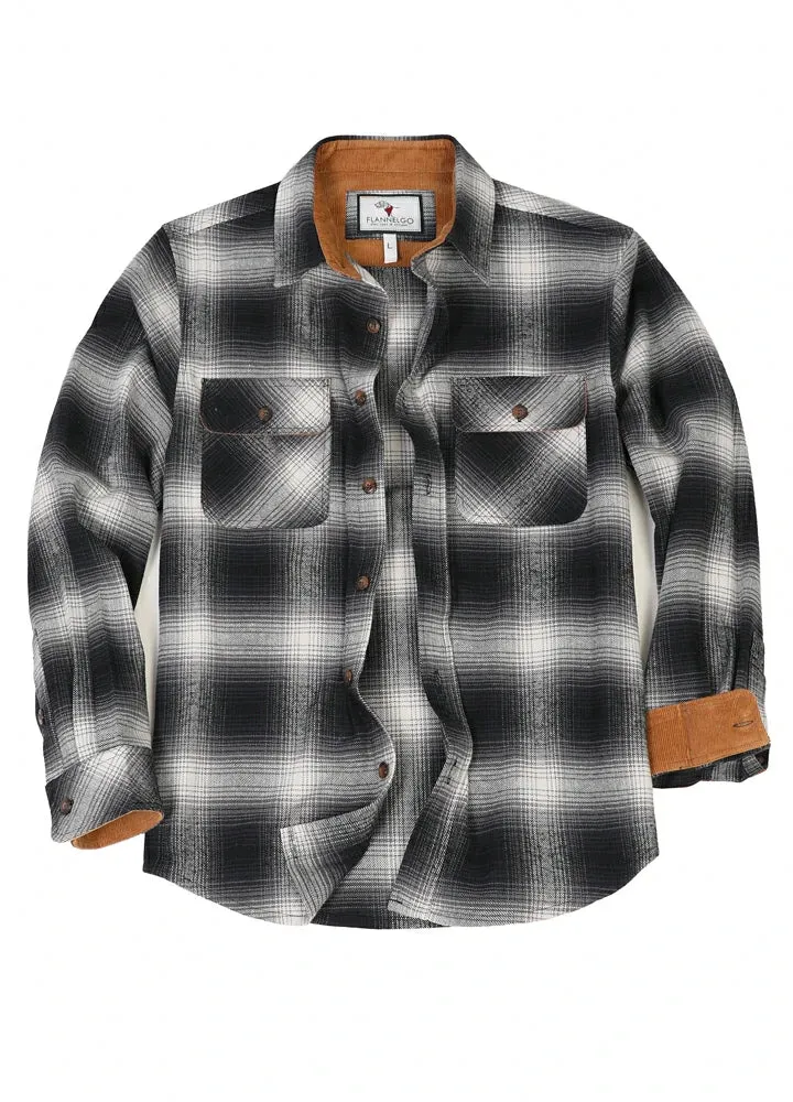 Men's Timberline Midweight Flannel Shirt,8oz